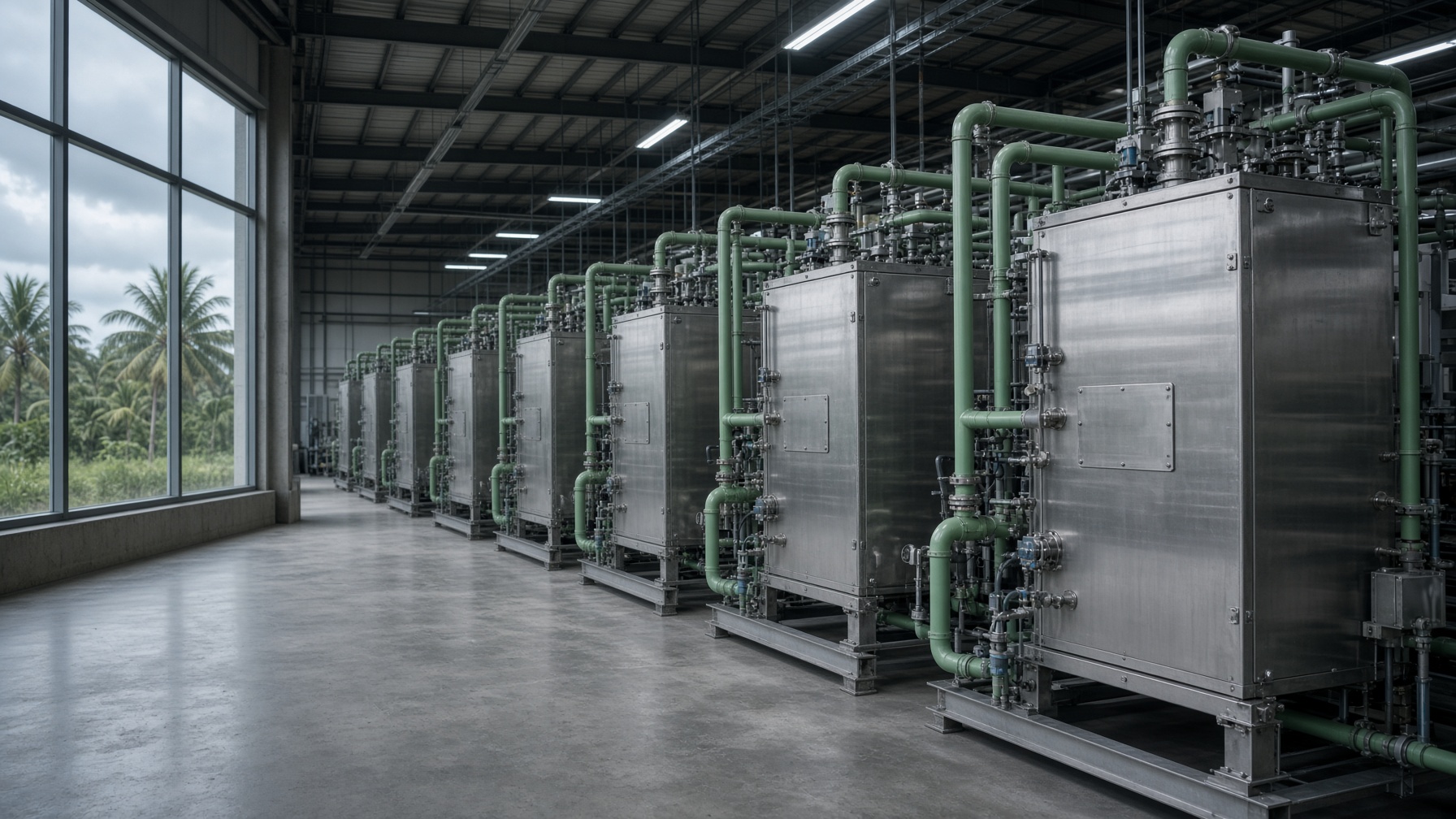 PEM electrolyser hall